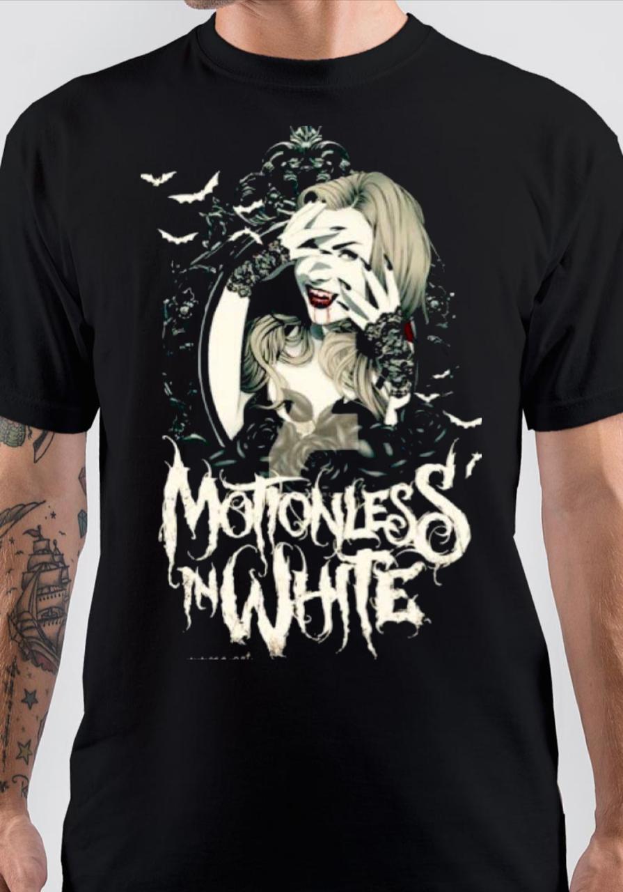 Metalcore Elegance: Dive into Motionless in White's Merchandise Realm